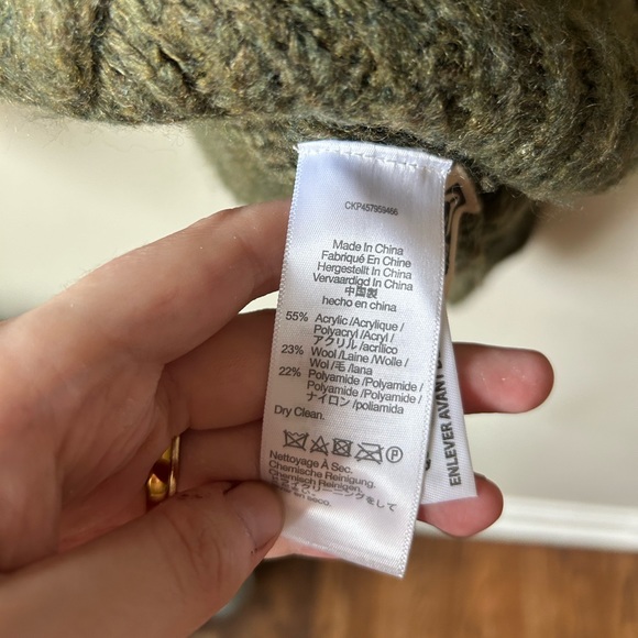 Like New!! Green Turtleneck sweater from Madewell! - Picture 4 of 7